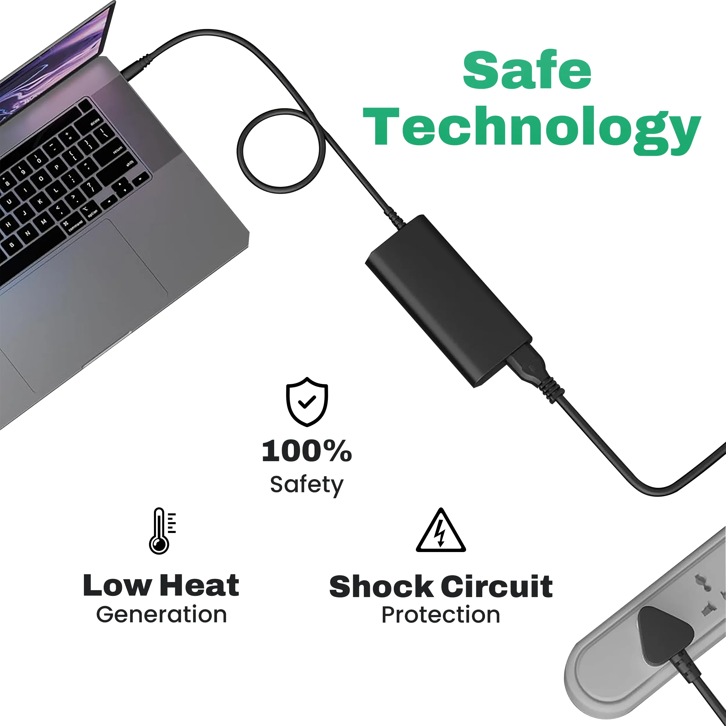 EVM Laptop Power Cable 1.5m view 3